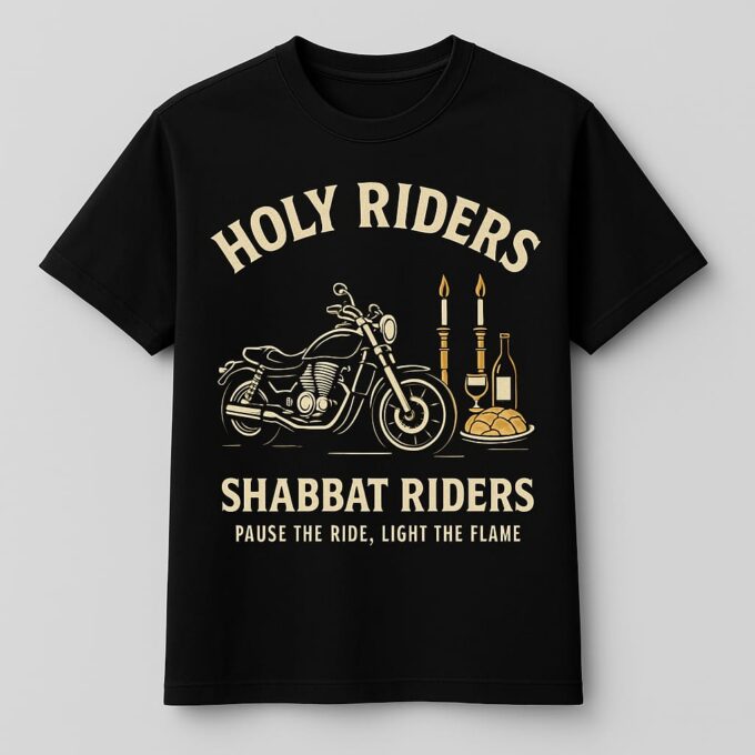 חולצה T-SHIRT עם הדפס שבת מנוחה